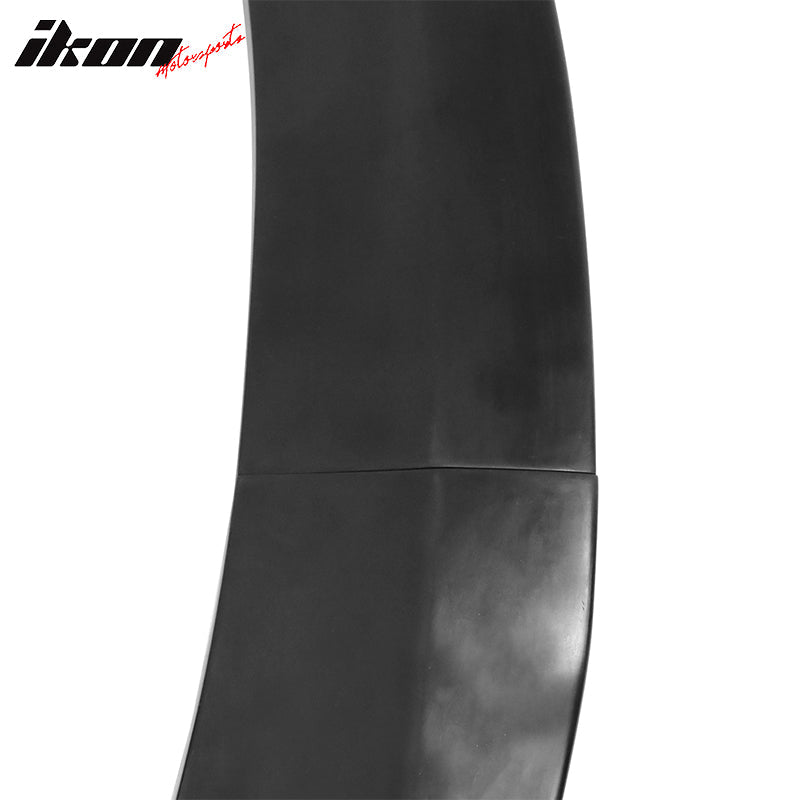 2012-2016 Tesla Model S Sedan IKON Black Front Bumper Lip Spoiler PU