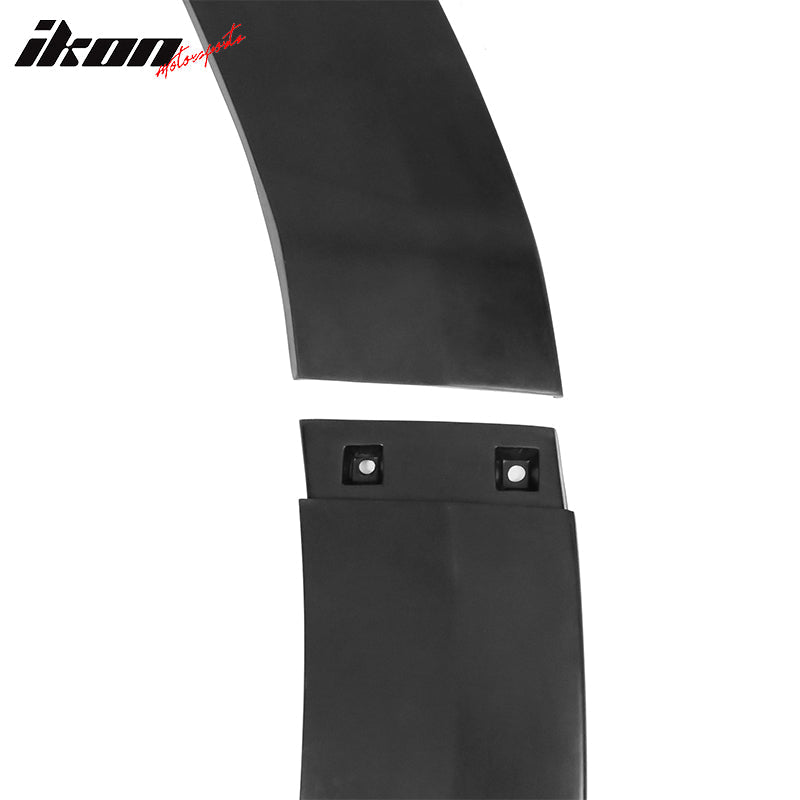 2012-2016 Tesla Model S Sedan IKON Black Front Bumper Lip Spoiler PU