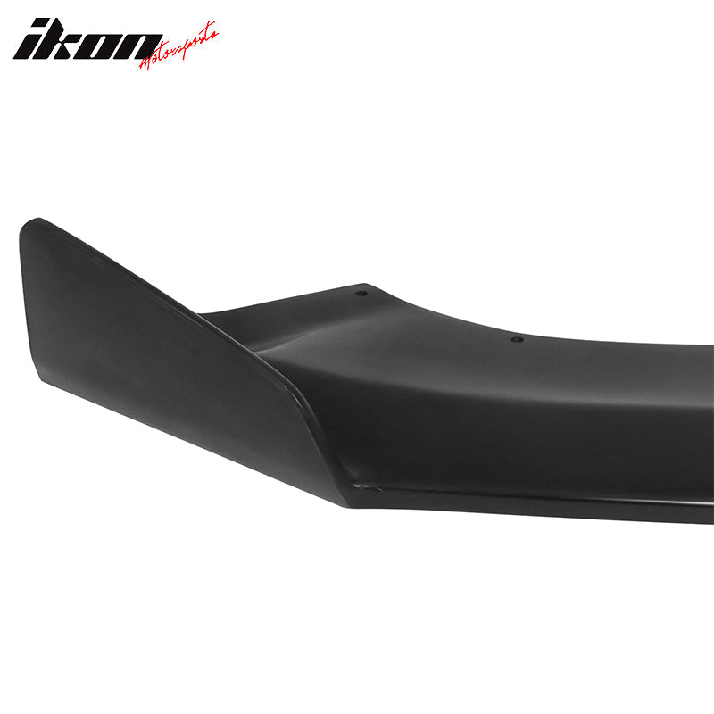 2012-2016 Tesla Model S Sedan IKON Black Front Bumper Lip Spoiler PU