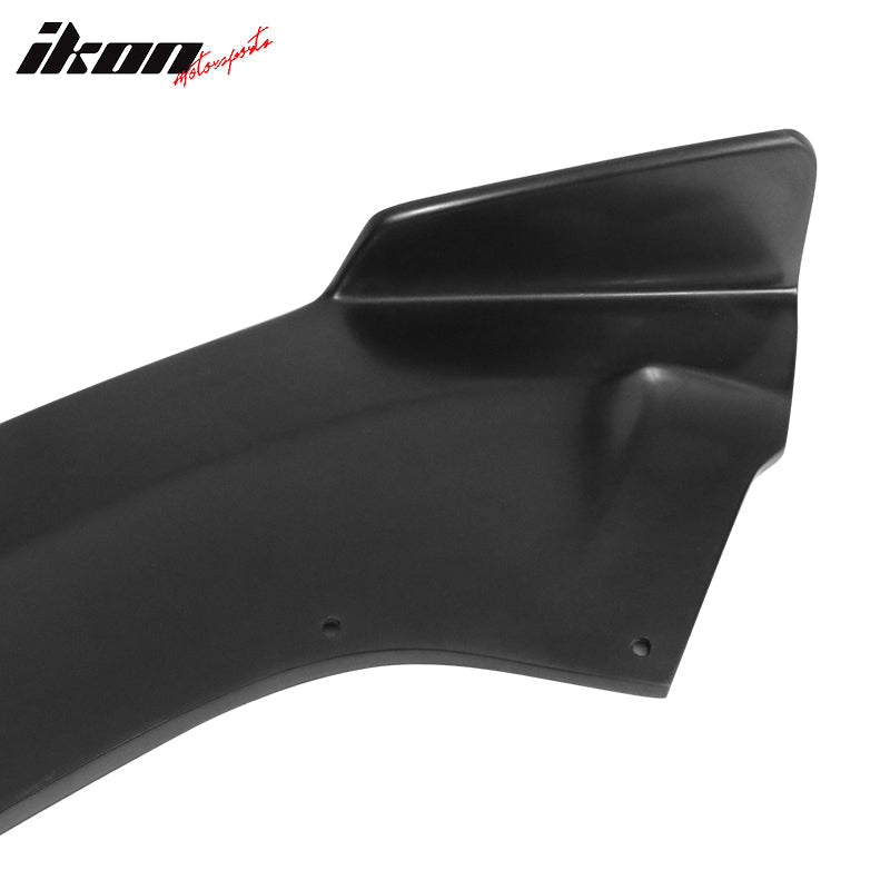 2012-2016 Tesla Model S Sedan IKON Black Front Bumper Lip Spoiler PU