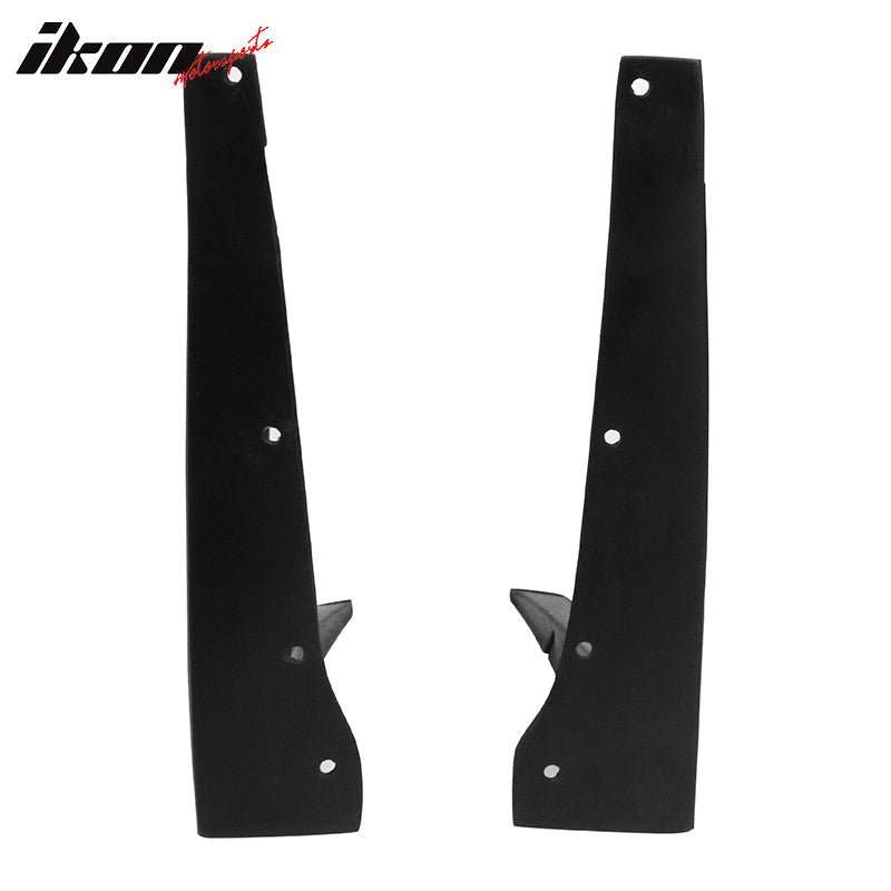 2011-2014 Dodge Charger RA Style Front Bumper Lip Spoiler Winglets PU