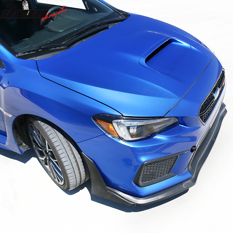2015-2017 Subaru WRX STI CS Style Front Bumper Lip Winglet PU