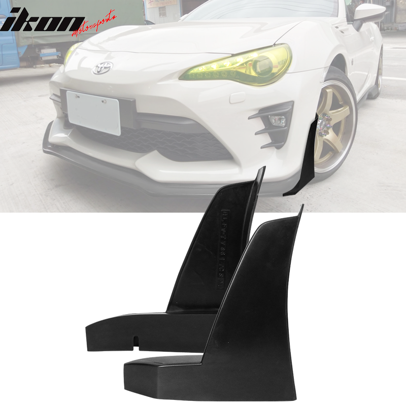 2017-2020 Toyota 86 CS Style Front Bumper Lip Splitter Winglets PU