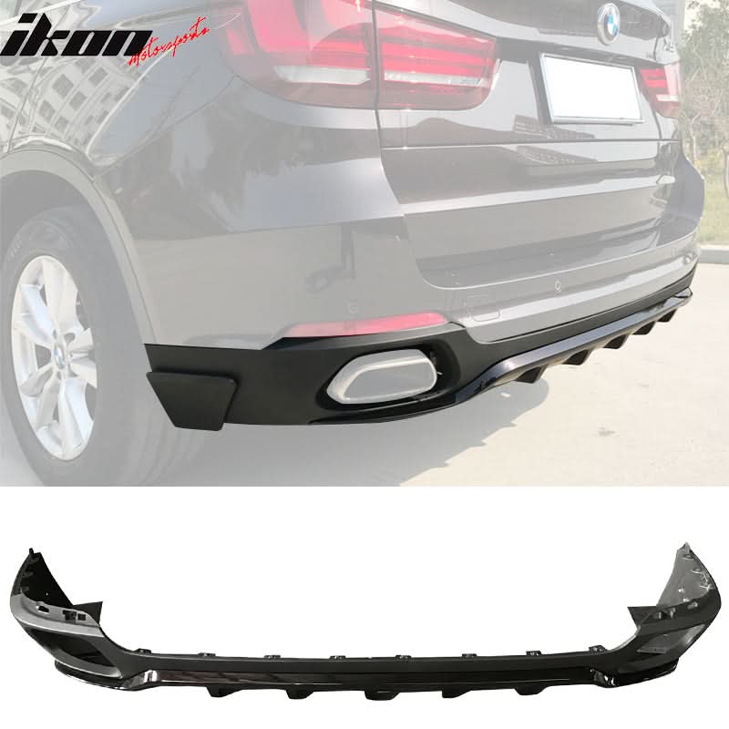 2014-2017 BMW F15 X5 Base MP Style Rear Kits + Muffler Tips S/S Chrome
