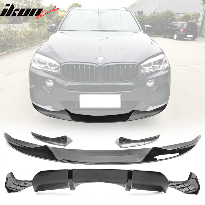 2014-2018 BMW F15 M Sport Front Bumper Lip Rear Diffuser