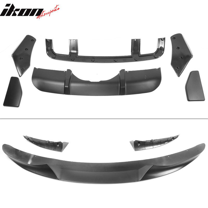 2014-2018 BMW F15 M Sport Front Bumper Lip Rear Diffuser