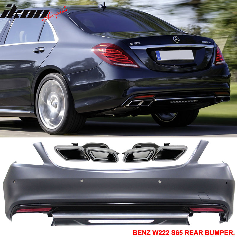 2014-2017 Benz W222 S Class PDC Front + Rear Bumper Cover + Side Skirt