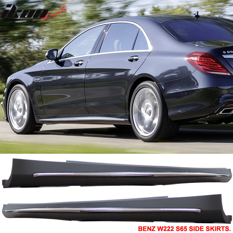 2014-2017 Benz W222 S Class PDC Front + Rear Bumper Cover + Side Skirt
