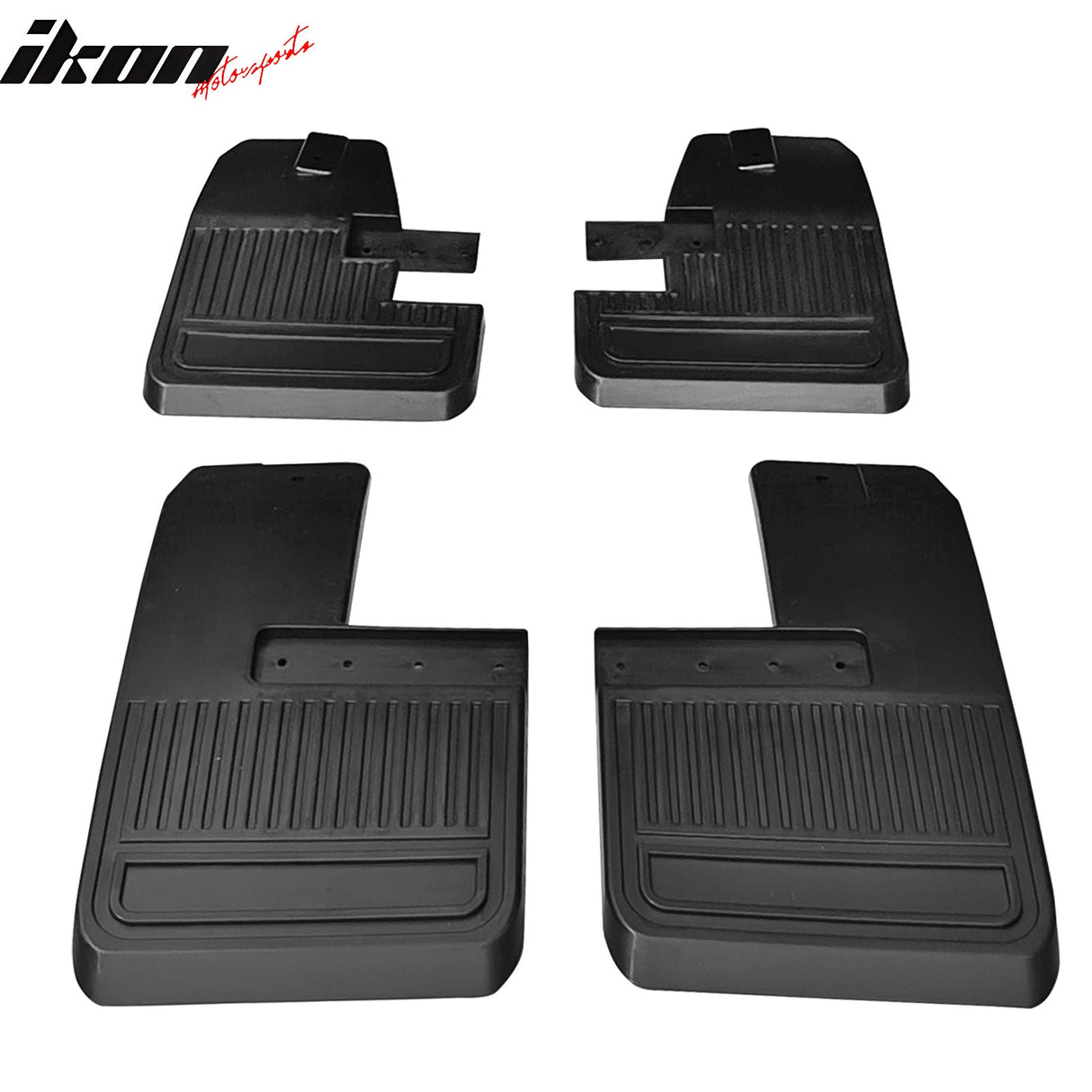 2021-2025 Ford Bronco Black 4PCS Front Rear Mud Flaps Splash Guards