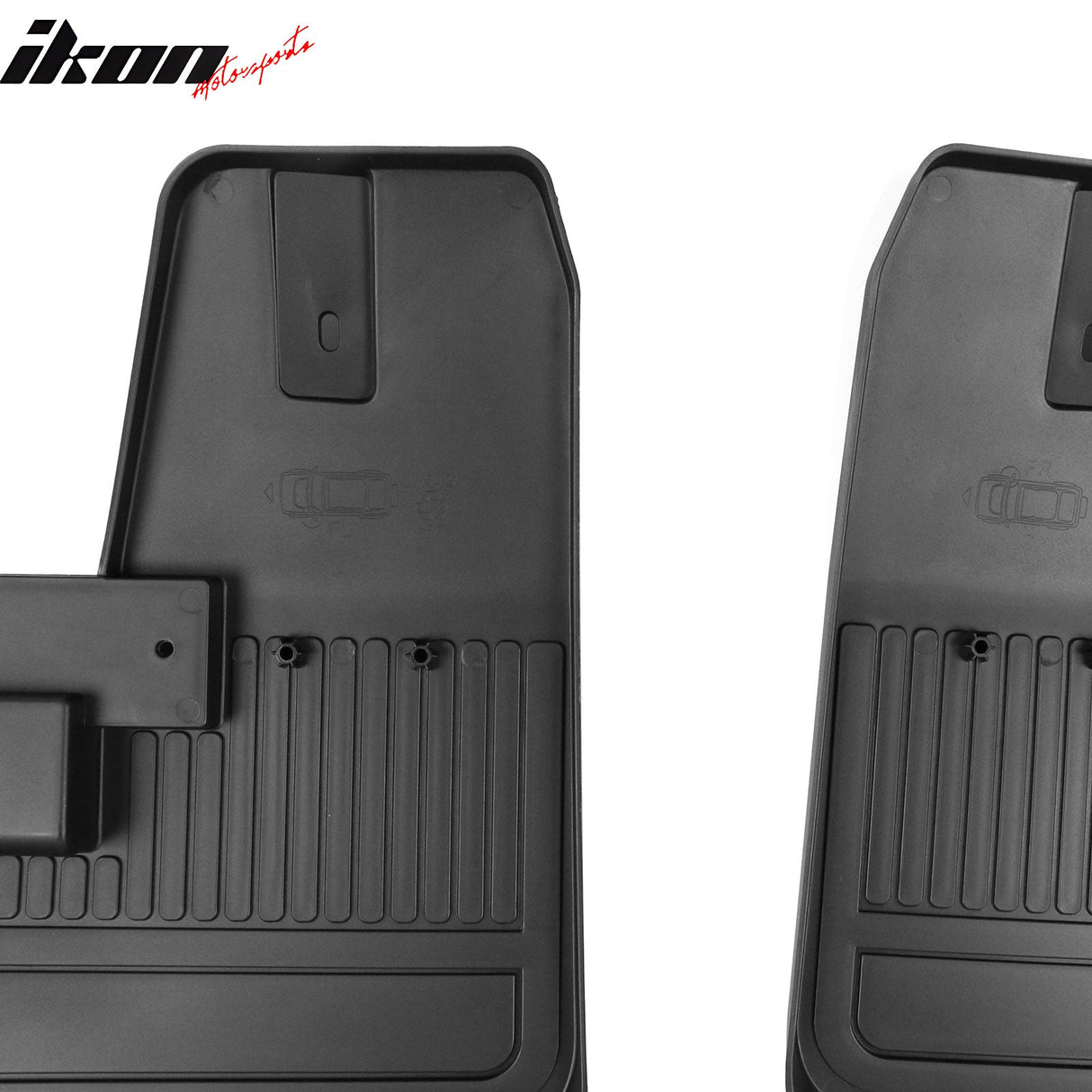 2021-2025 Ford Bronco Black 4PCS Front Rear Mud Flaps Splash Guards