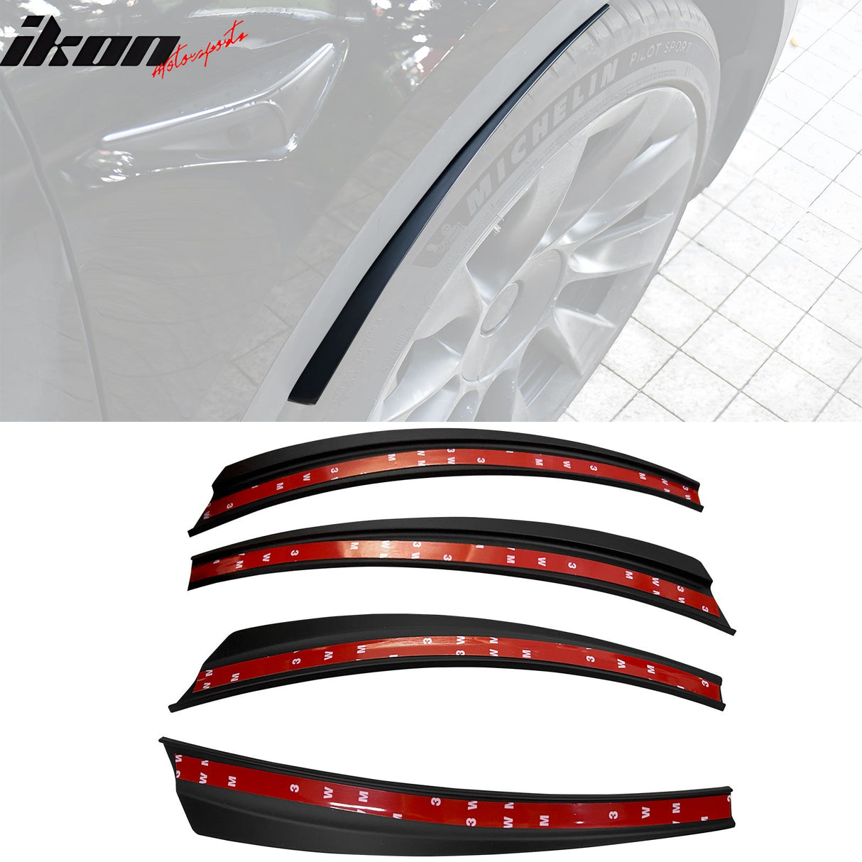 2020-2024 Tesla Model Y Matte Black Fender Mud Guards Splash Flaps ABS