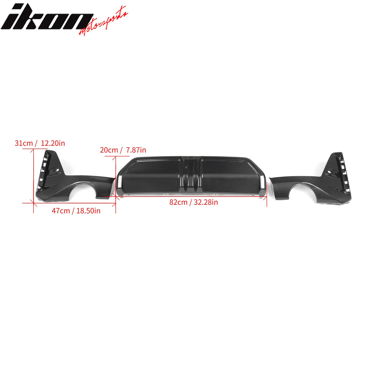 2023-2024 BMW 3 Series G20 LCI MP Style Rear Lip Dry Carbon Fiber