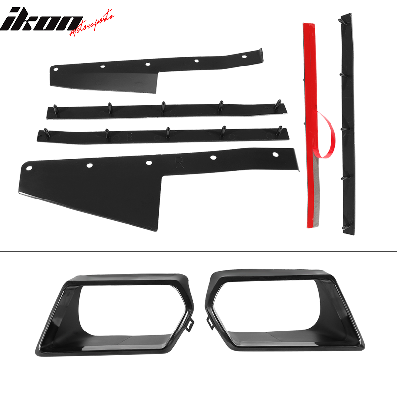 2016-2024 Chevy Camaro Unpainted PP Rear Bumper Lip Diffuser