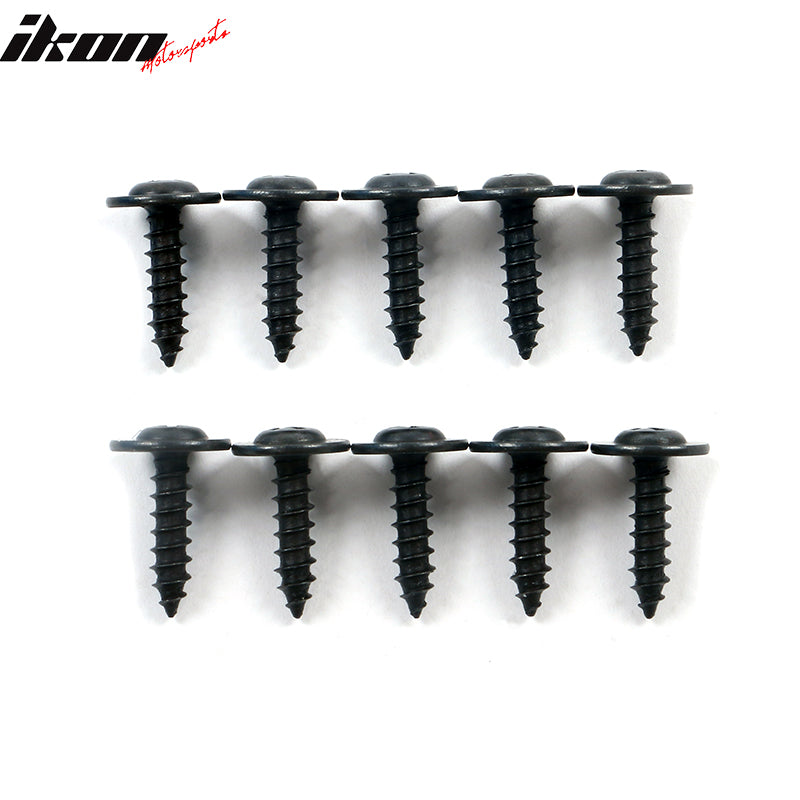 2020-2023 Dodge Charger IKON Matte Black Rear Bumper Side Apron PP