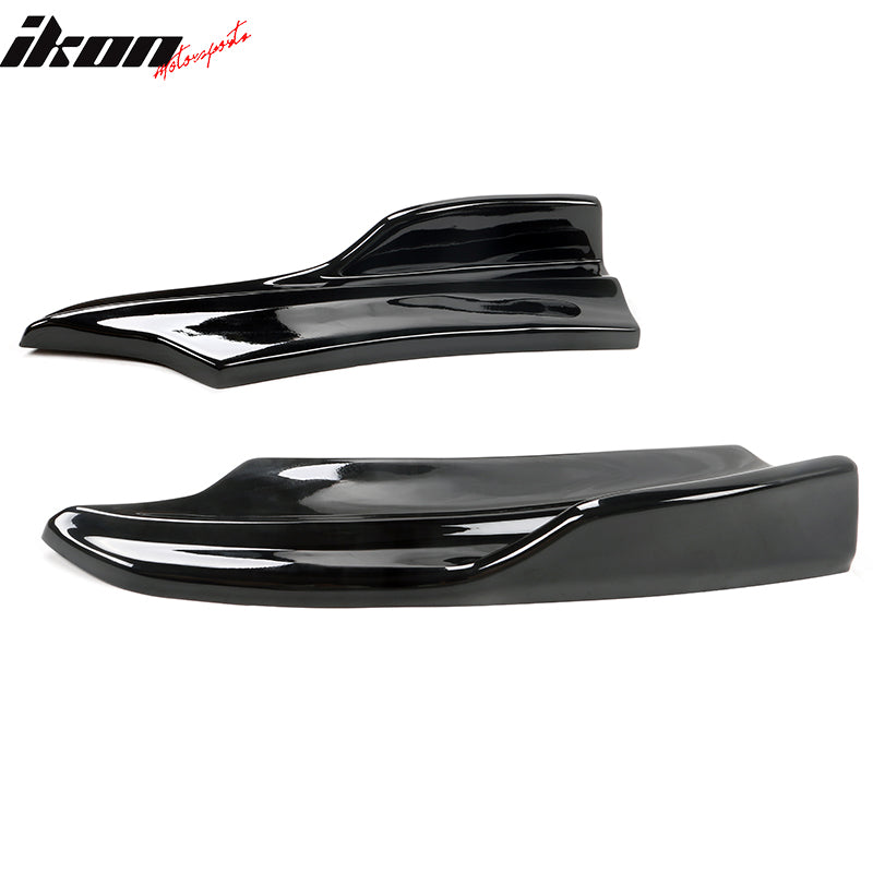 2020-2023 Dodge Charger IKON Matte Black Rear Bumper Side Apron PP