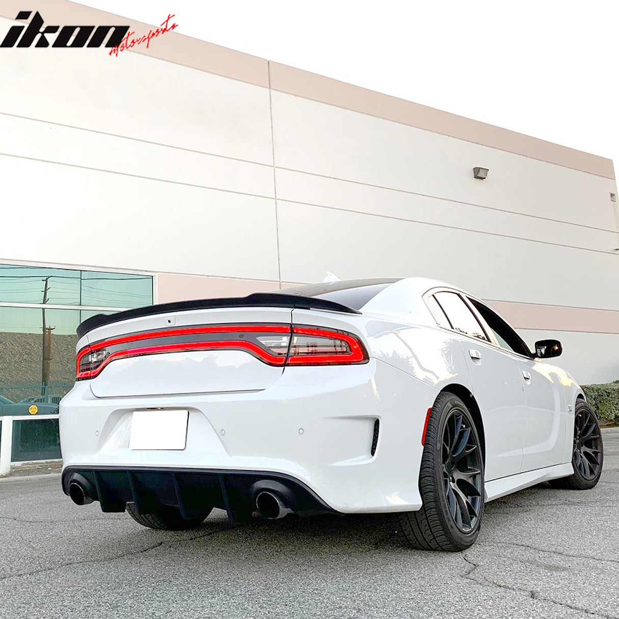 2015-2020 Dodge Charger SRT & Scat Pack MDP Style Rear Diffuser PU