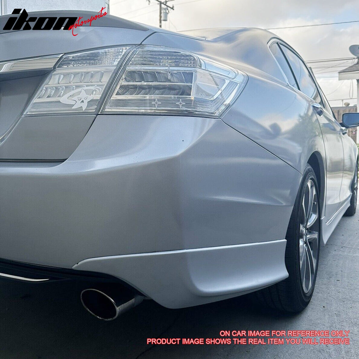 2013-2015 Honda Accord Sedan HFP 2PCS Rear Bumper Lip Splitters PU