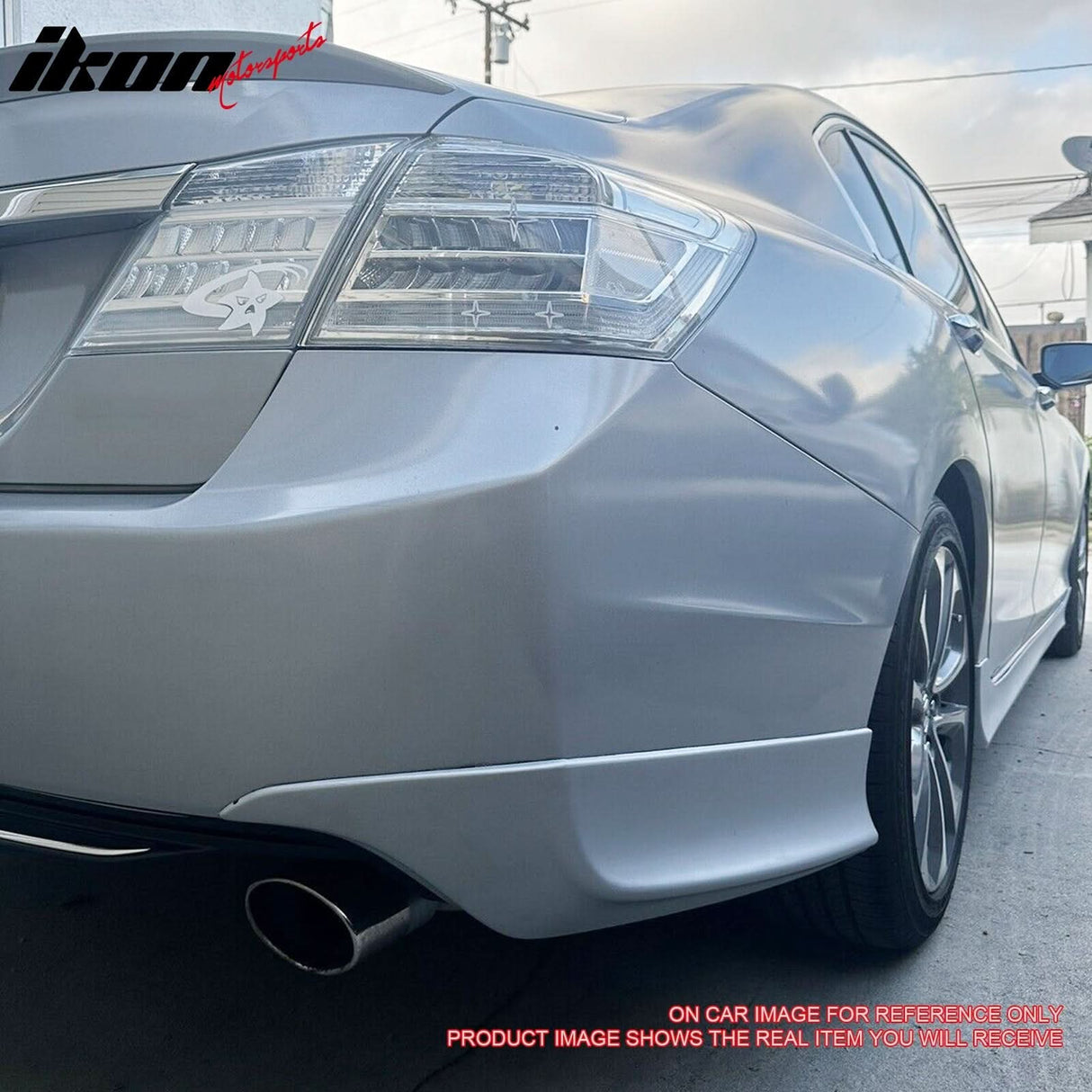 2013-2015 Honda Accord Sedan HFP 2PCS Rear Bumper Lip Splitters PU