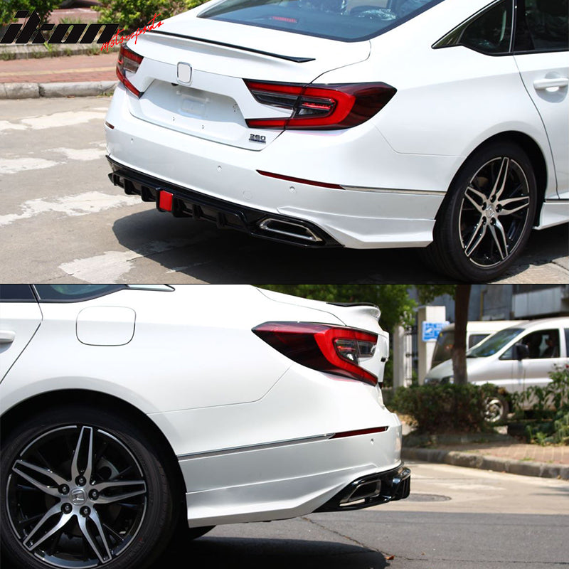 2018-2022 Honda Accord IKON V2 Rear Bumper Aprons PP