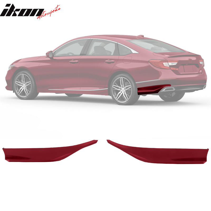 2018-2022 Honda Accord IKON V2 Rear Bumper Aprons PP