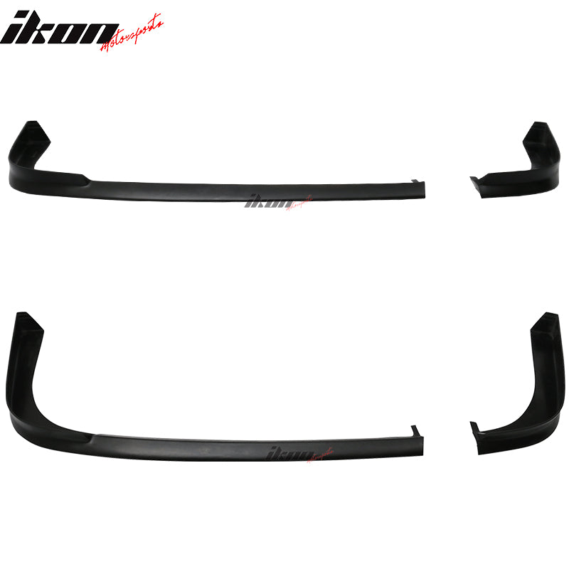 2001-2003 Honda Civic 2Dr TR Style Unpainted Black Rear Bumper Lip PU