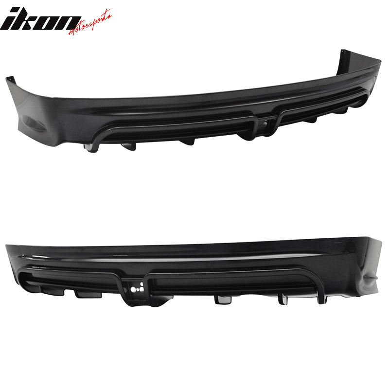 Fits 13-15 Honda Civic Mugen RR Rear Bumper Lip W/  LED Brake Light