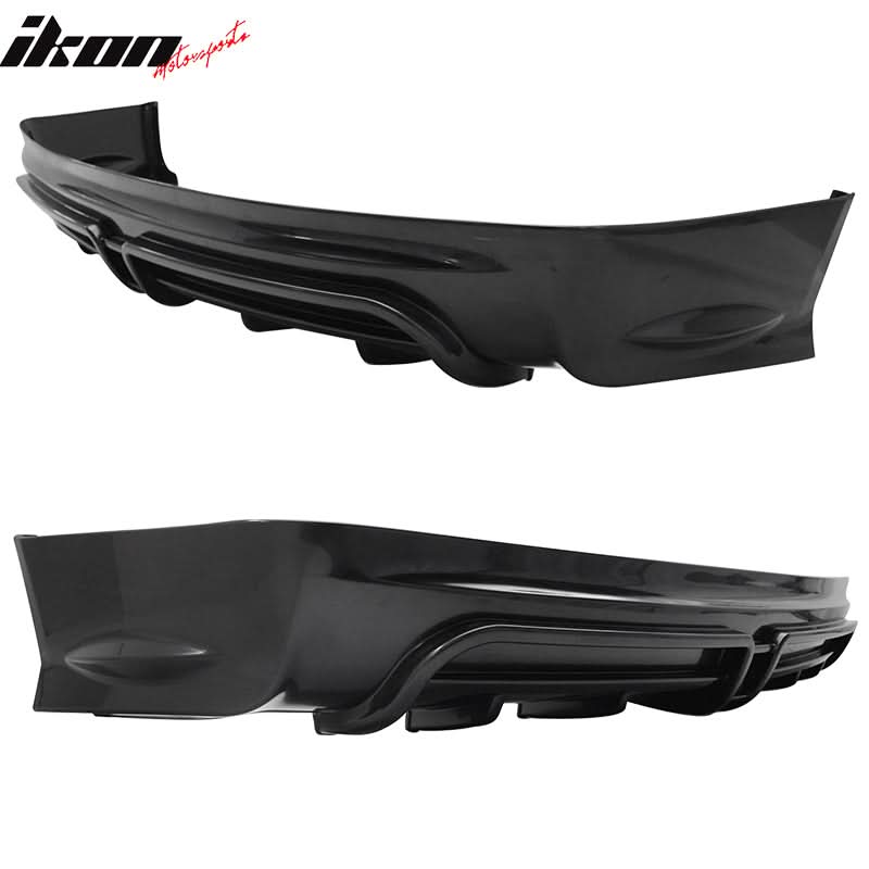 Fits 13-15 Honda Civic Mugen RR Rear Bumper Lip W/ LED Brake Light