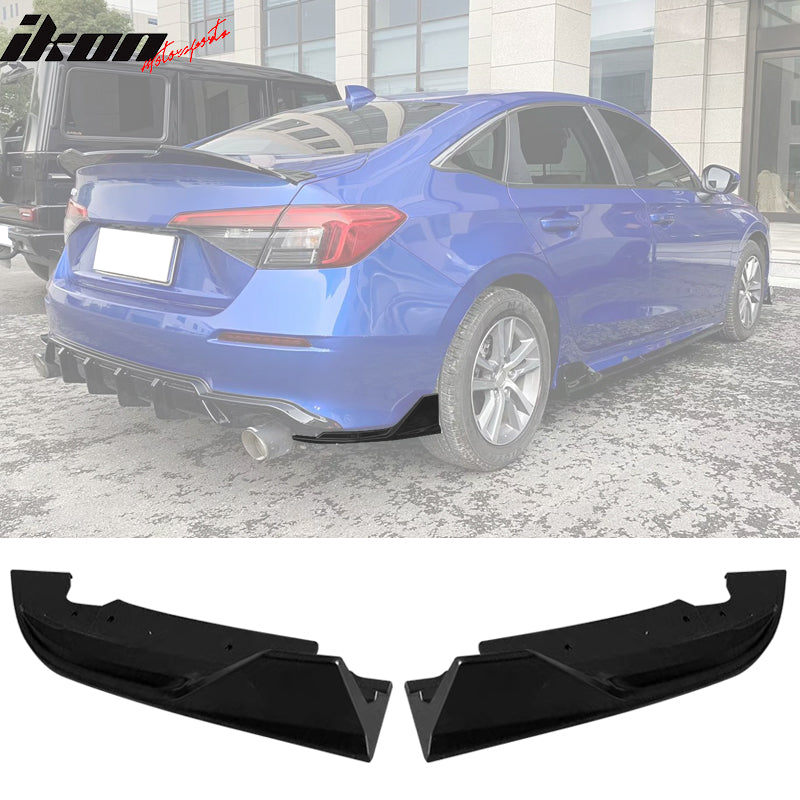 2022-2024 Honda Civic FE-C Style Rear Bumper Lip Aprons