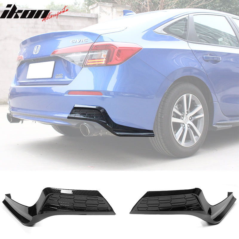 2022-2023 Honda Civic 4-Door MD Style Rear Bumper Lip PP