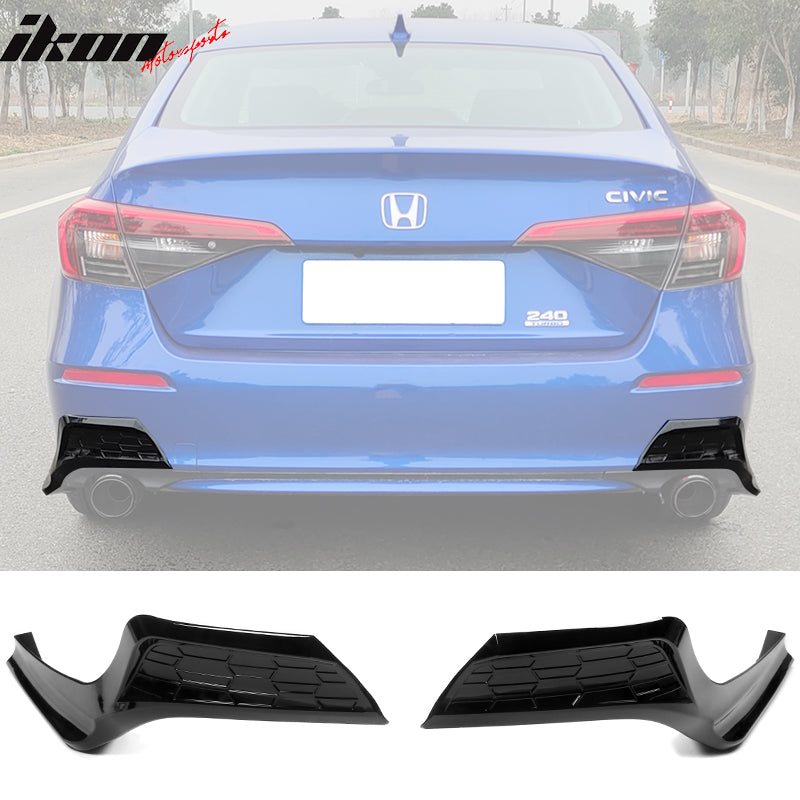 2022-2023 Honda Civic 4-Door MD Style Rear Bumper Lip PP