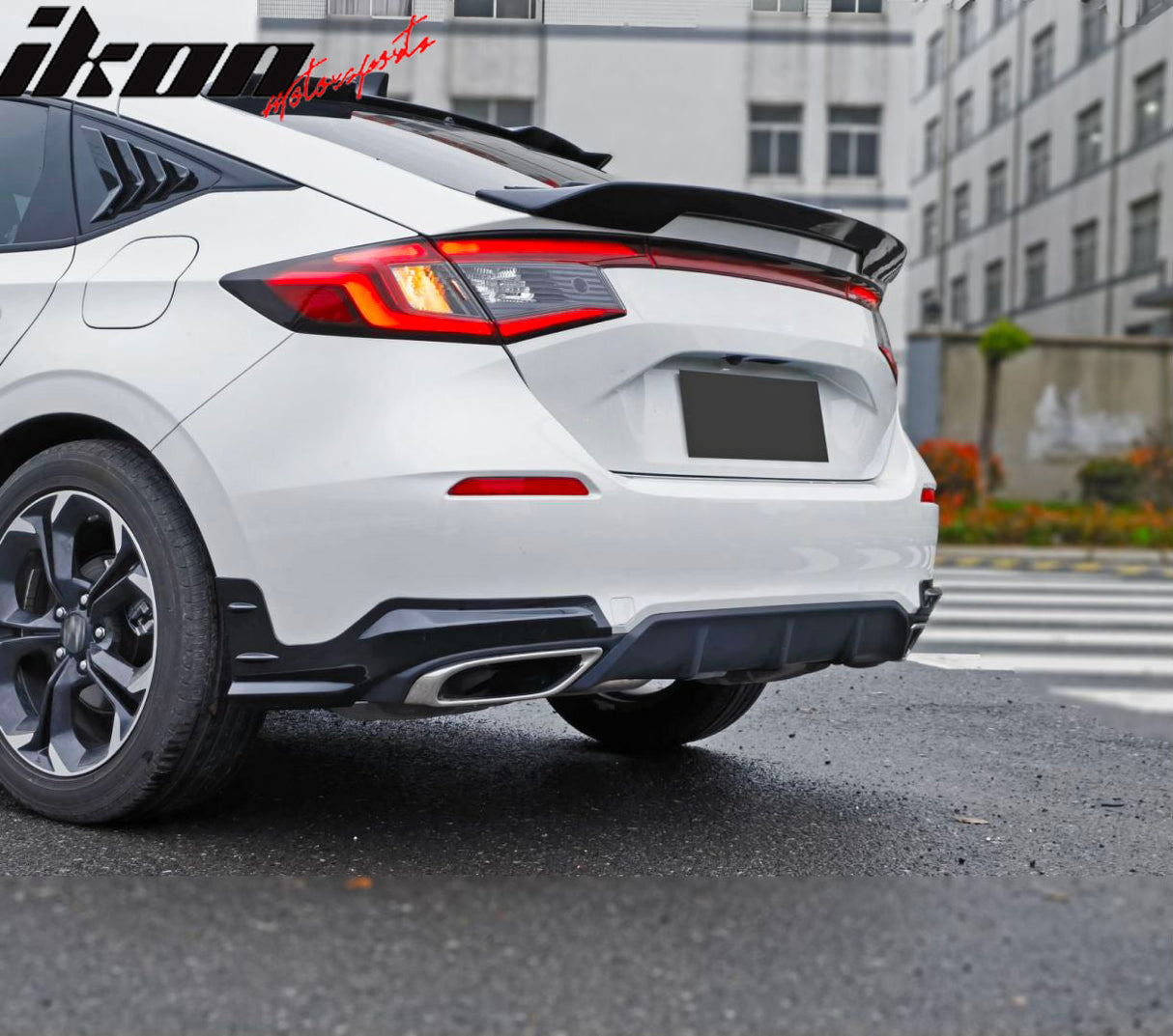 2022-2024 Honda Civic Mugen Style Rear Bumper Lip Aprons