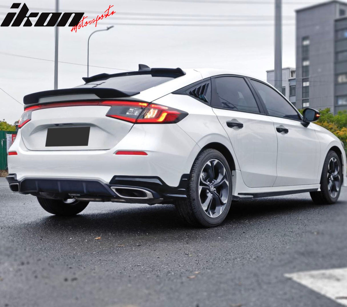 2022-2024 Honda Civic Mugen Style Rear Bumper Lip Aprons