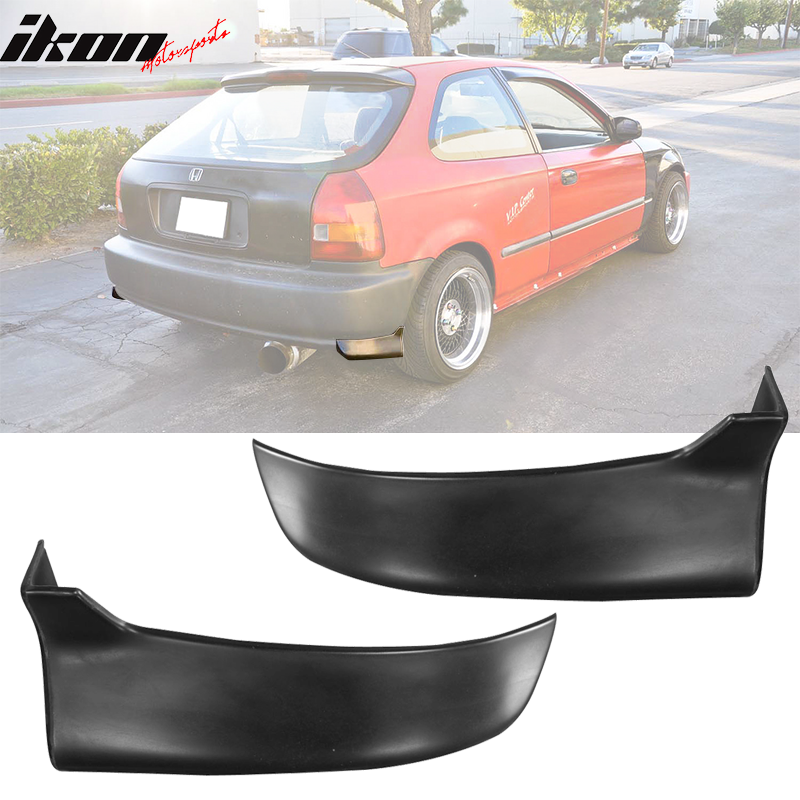 1996-2000 Honda Civic 3DR Hatchback Rear Lip Aprons Mugen Style