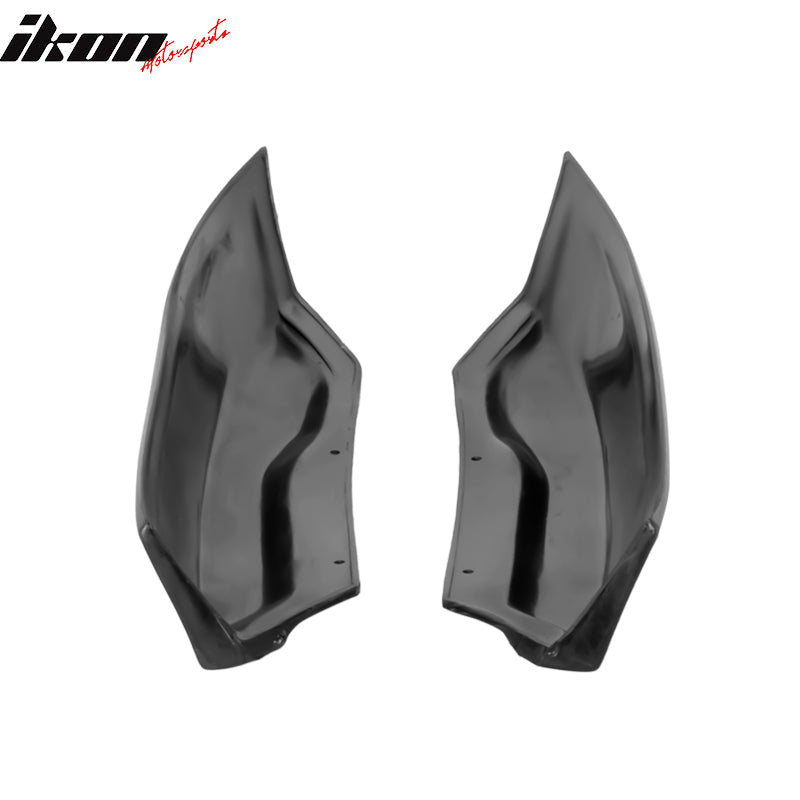 2010-2012 Hyundai Genesis Coupe JDM Style Black Rear Bumper Apron PU