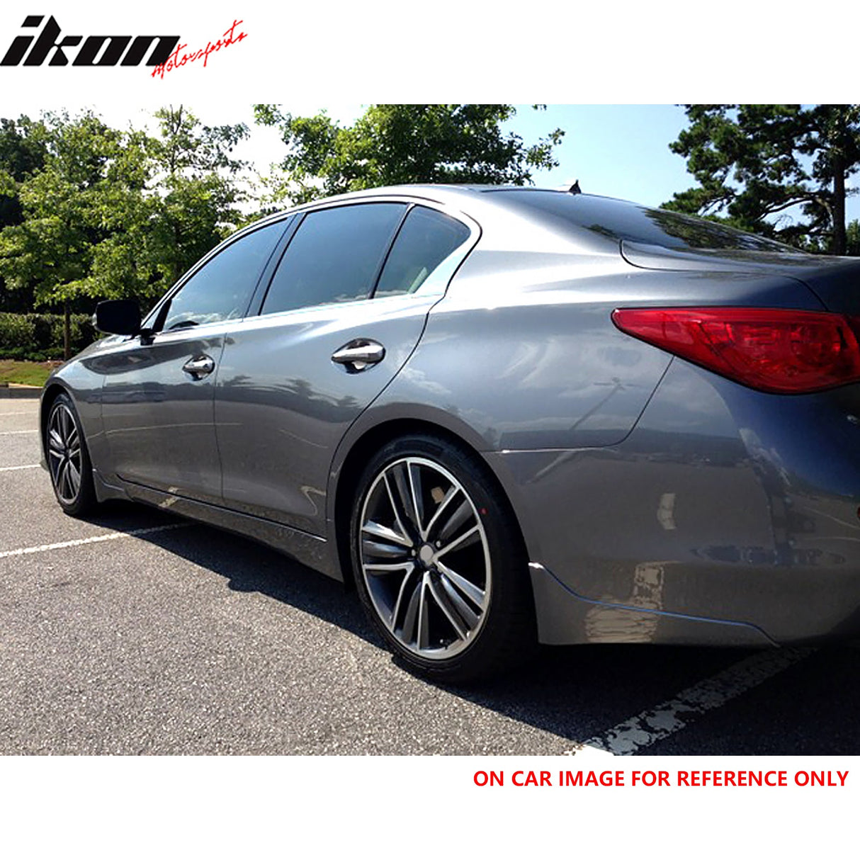 2014-2017 INFINITI Q50 OE Style Rear Lip Corner Aprons Guards PU