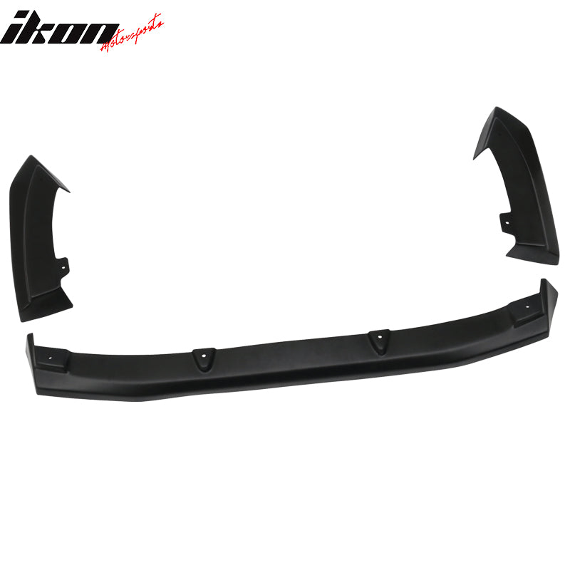 2010-2013 Mazda 3 Hatchback Rear Lip Apron Diffuser Dual Exhaust 3 PC