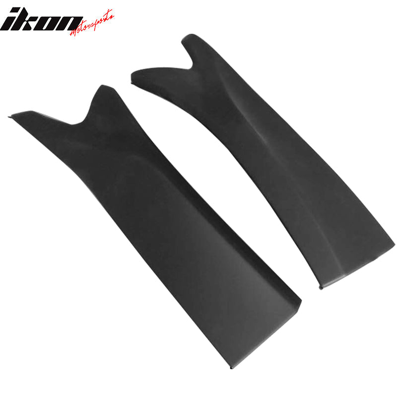 2014-2017 Mazda 6 Black Rear Bumper Lip Diffuser Splitter ABS Plastic