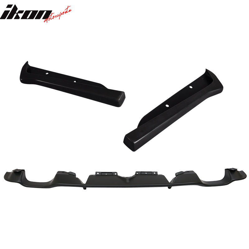 2013-2020 Scion FRS OEM Style Unpainted Black Rear Diffuser Aprons ABS