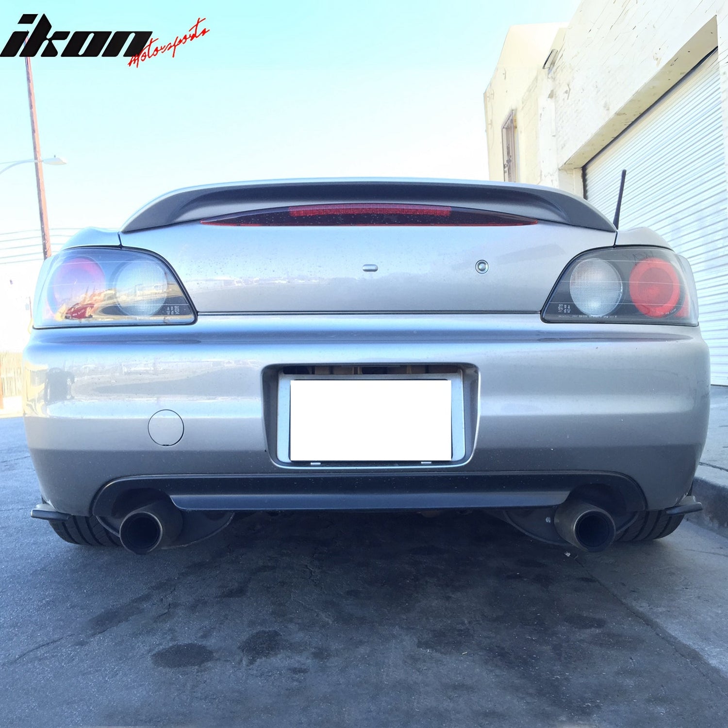 2000-2003 Honda S2000 AP1 CS Style Rear Bumper Lip Corner Apron Black