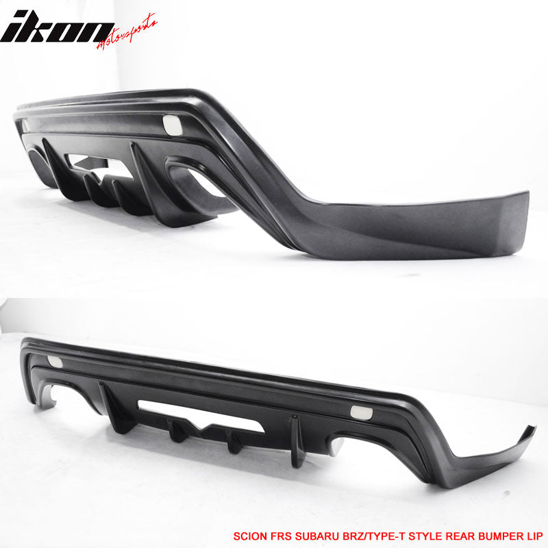 2013-2020 Scion FRS/Subaru BRZ/Toyota 86 Type T Style Rear Bumper Lip