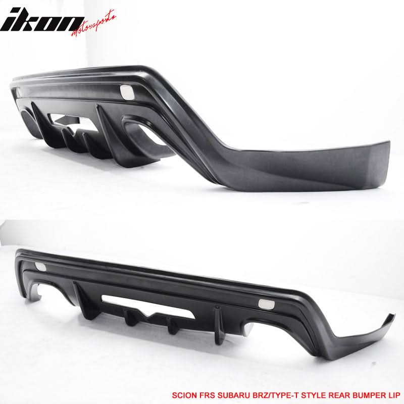 2013-2020 Scion FRS/Subaru BRZ/Toyota 86 Type T Style Rear Bumper Lip