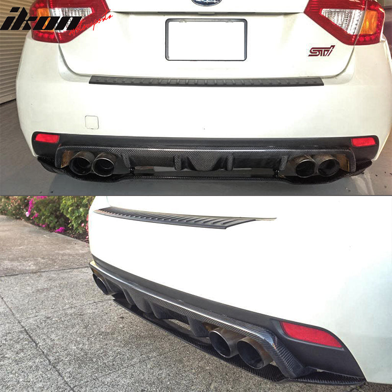 2008-2014 Subaru Impreza WRX STI R205 Rear Lip Diffuser Carbon Fiber