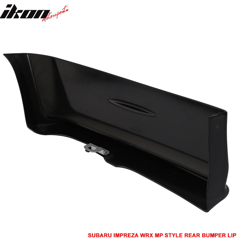 2015-2021 Subaru WRX STI MP Style Rear Bumper Lip Apron Spats ABS 2PC