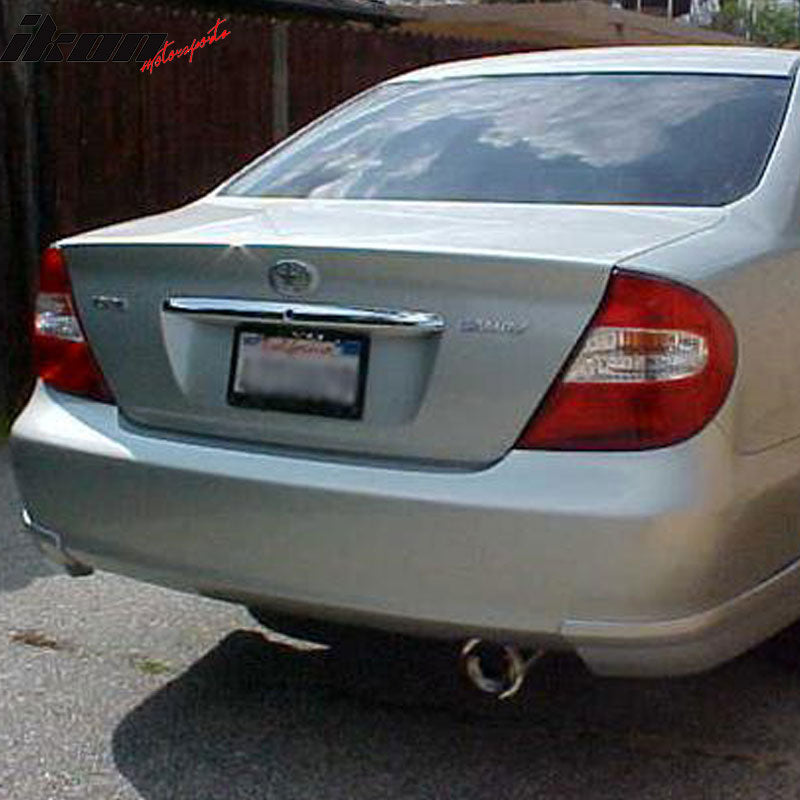 2002-2003 Toyota Camry V Style Unpainted PU Rear Bumper Lip Diffuser