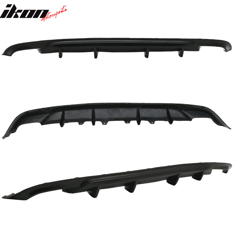 2015-2017 Toyota Camry Ikon Aero Style 4Fin Rear Bumper Diffuser Lip