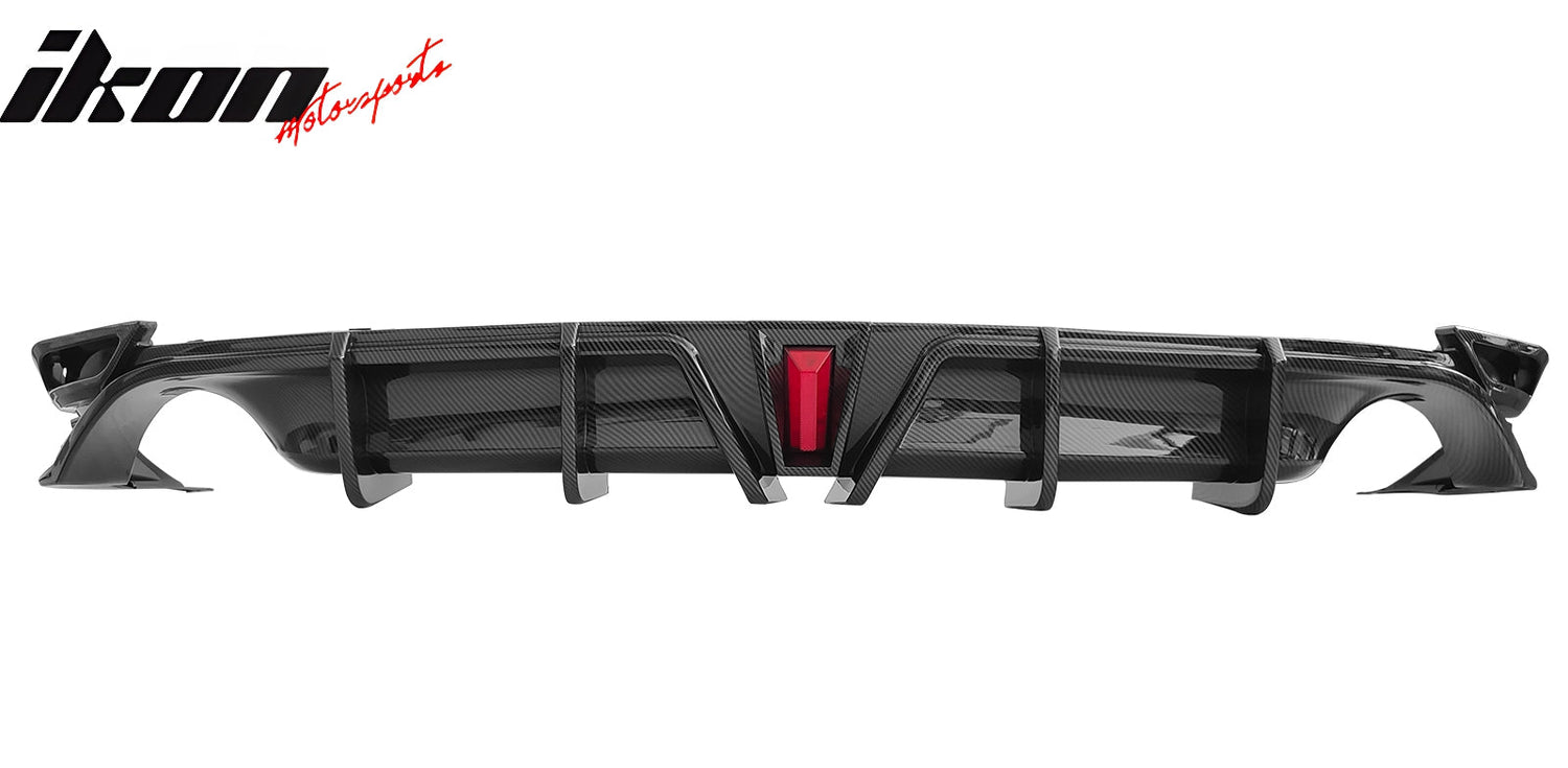 2018-2024 Toyota Camry LE XLE Carbon Fiber Print Rear Diffuser Lip PP