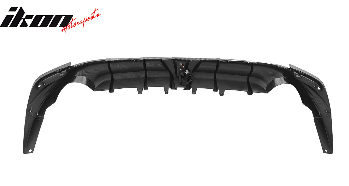 2018-2024 Toyota Camry LE XLE Carbon Fiber Print Rear Diffuser Lip PP