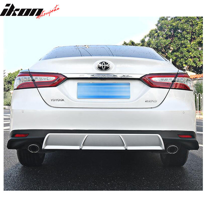 2018-2024 Toyota Camry XLE LE V2 Style Rear Bumper Lip Diffuser PP