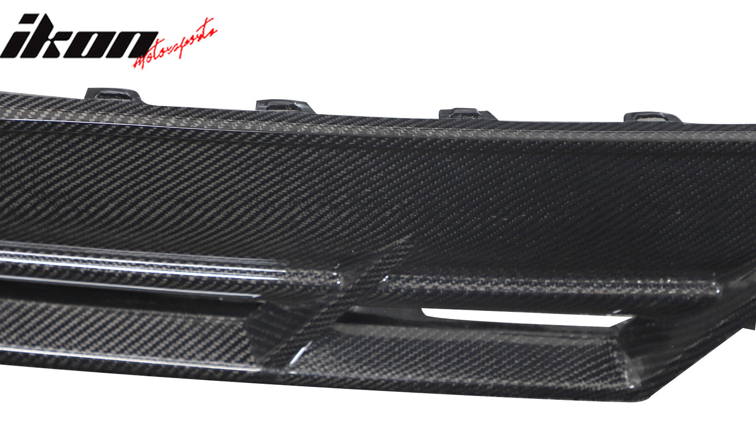 2021-2025 Tesla Model S Gloss Black Revozport Rear Lip Carbon Fiber