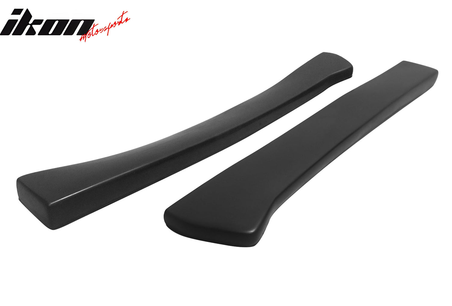 Universal 16" x 2" Rear Bumper Lip Side Aprons Splitter Unpainted